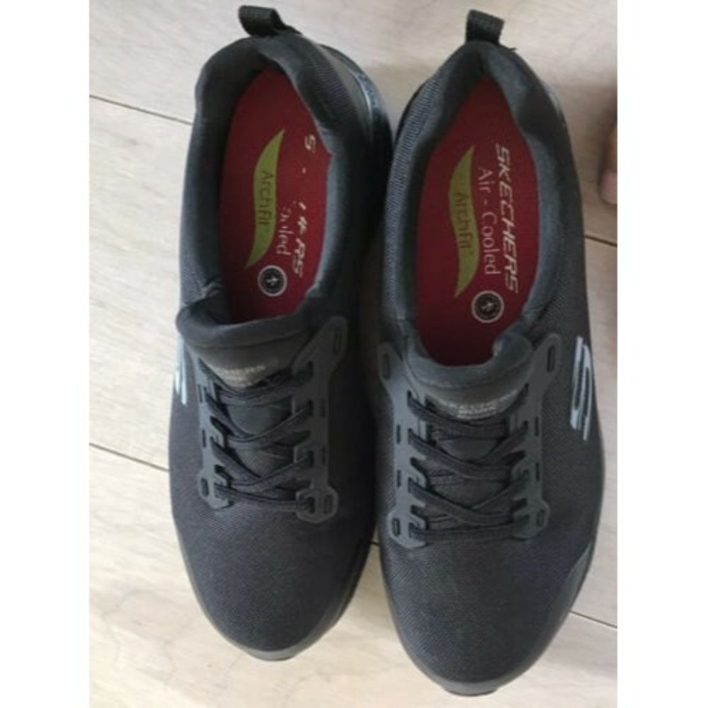 Skechers work Arch Fit Serena Navy Slip Resistant Slip On sneakers 9.5 Shoes - Picture 6 of 9
